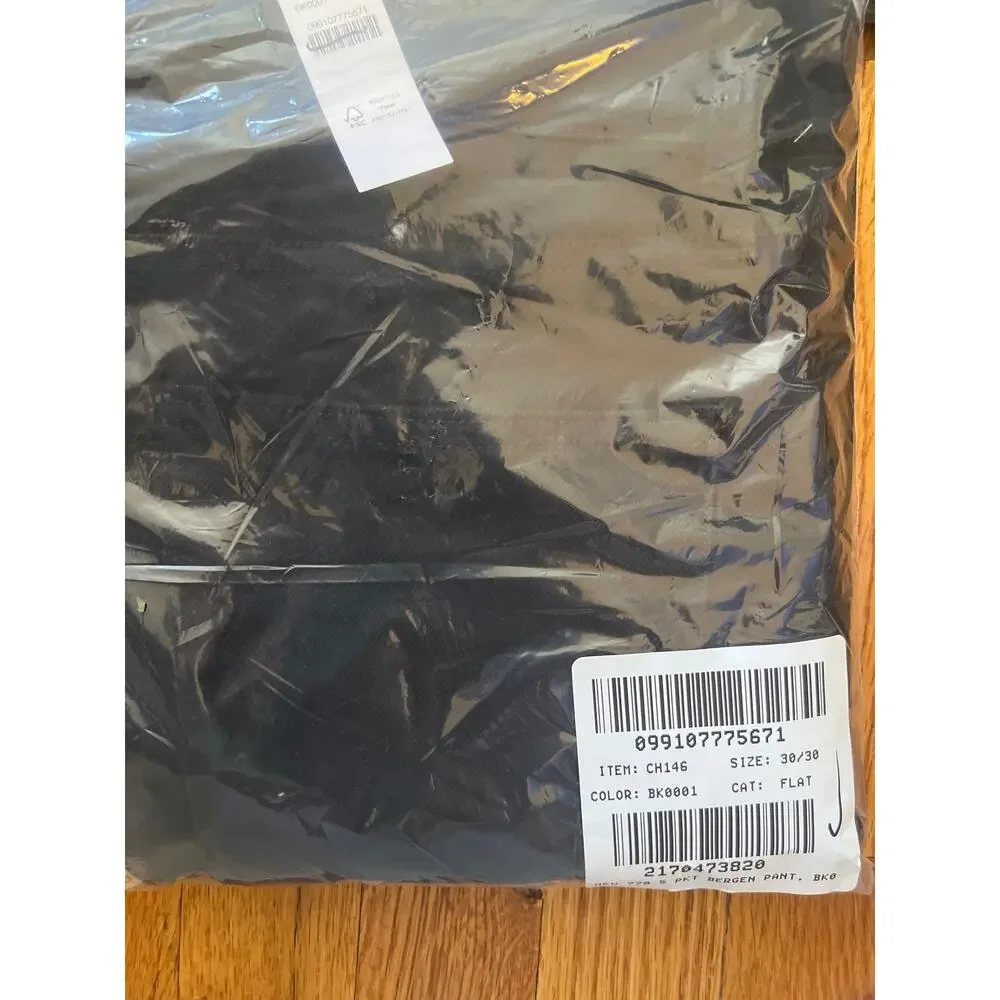 J. Crew 770 Straight-fit Bergen five-pocket pant in Black NWT size 30/30